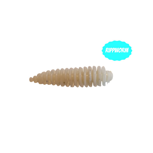 8x Rippworm White Glitter