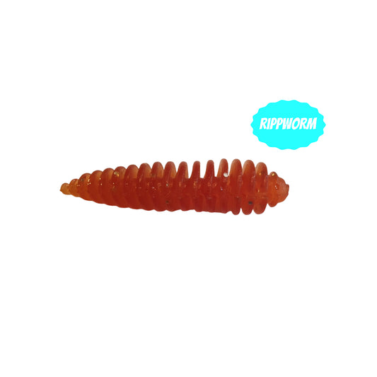 8x Rippworm Bernstein Glitter