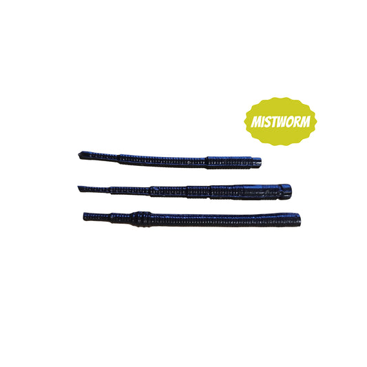 21x Mistworm Black Glitter