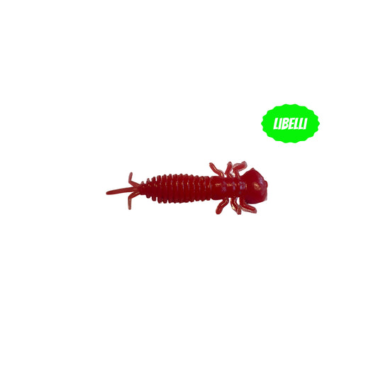 6x Libelli Red Glitter