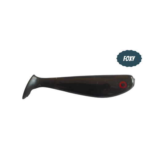 4x Foxy Black Glitter