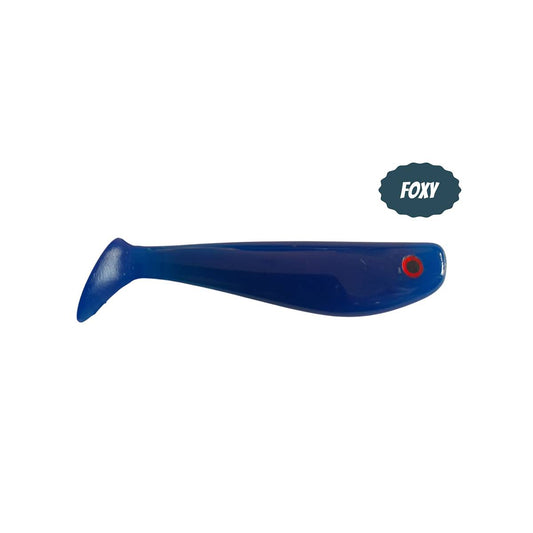 4x Foxy Blue Glitter