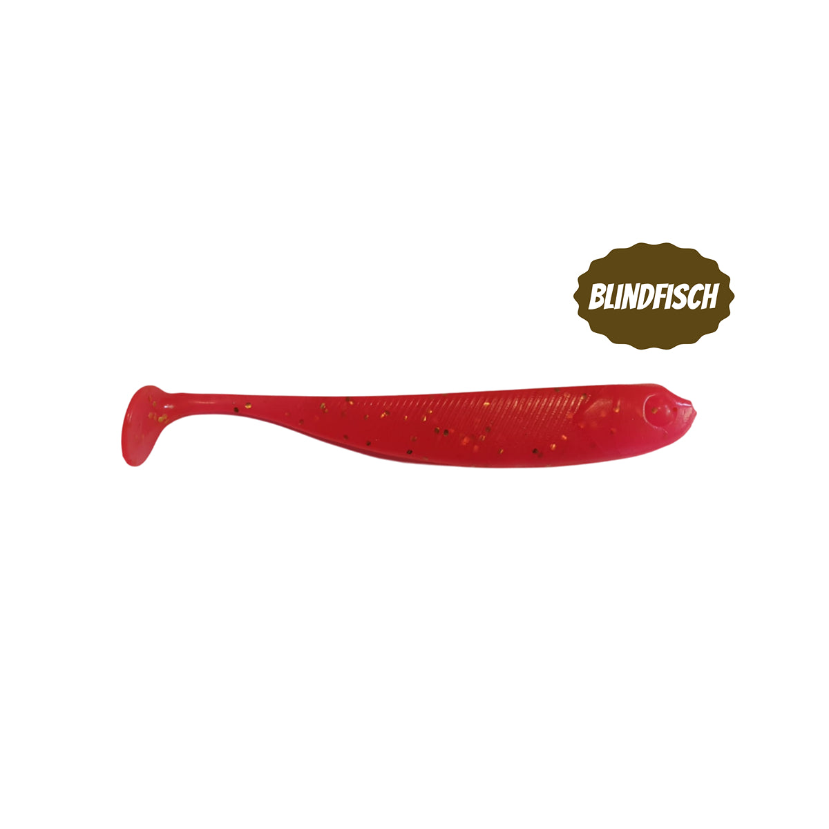 4x Blindfisch Red Glitter