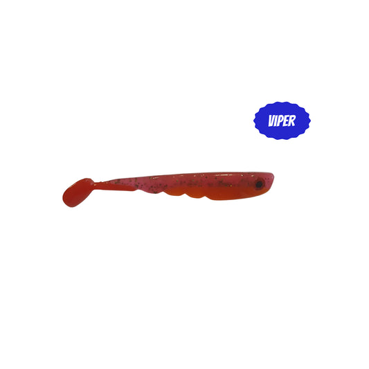 4x Viper Pink Orange Glitter