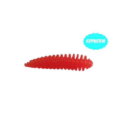 8x Rippworm Red Glitter